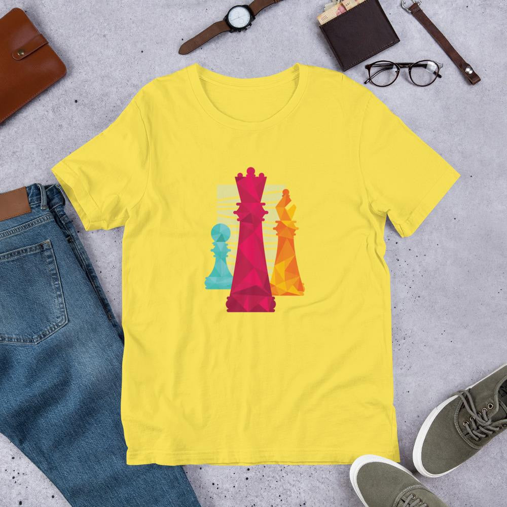 Chess Pieces Half Sleeve T-Shirt