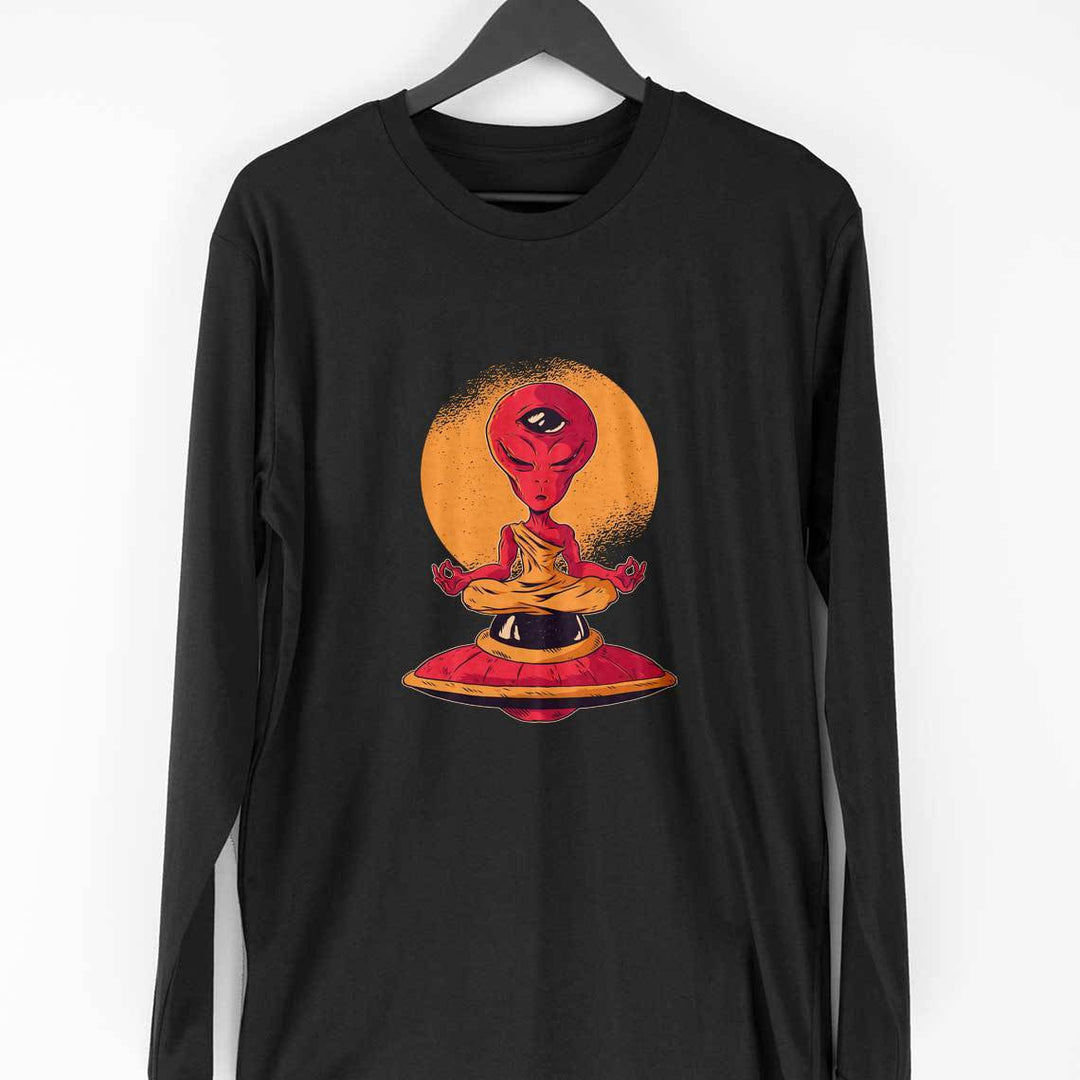 Alien Meditation Full Sleeve T-Shirt