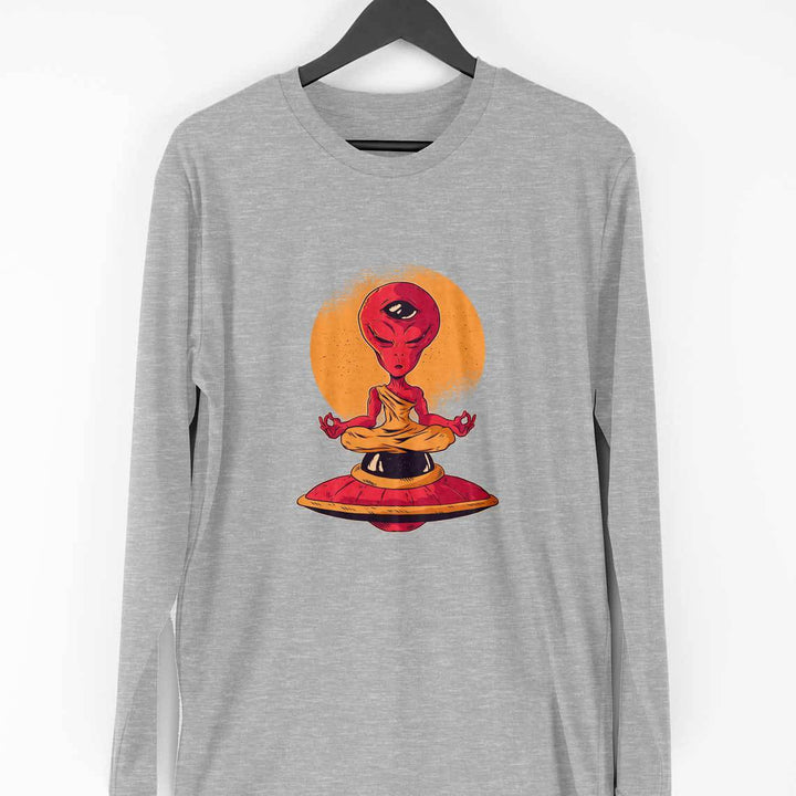 Alien Meditation Full Sleeve T-Shirt