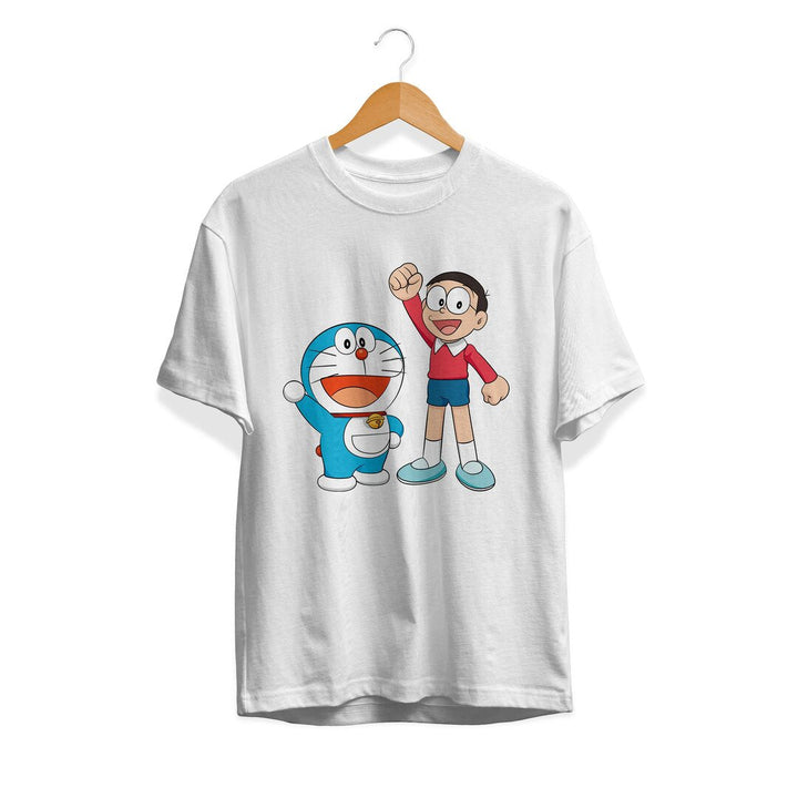 Doraemon & Nobita Unisex Half Sleeve T-Shirt #Doraemon