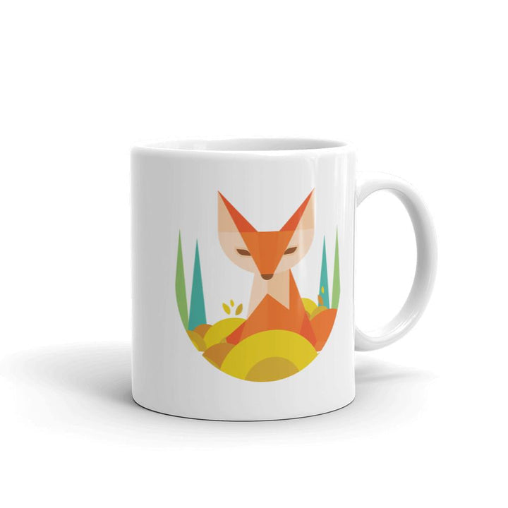 Geometric Fox Coffee Mug