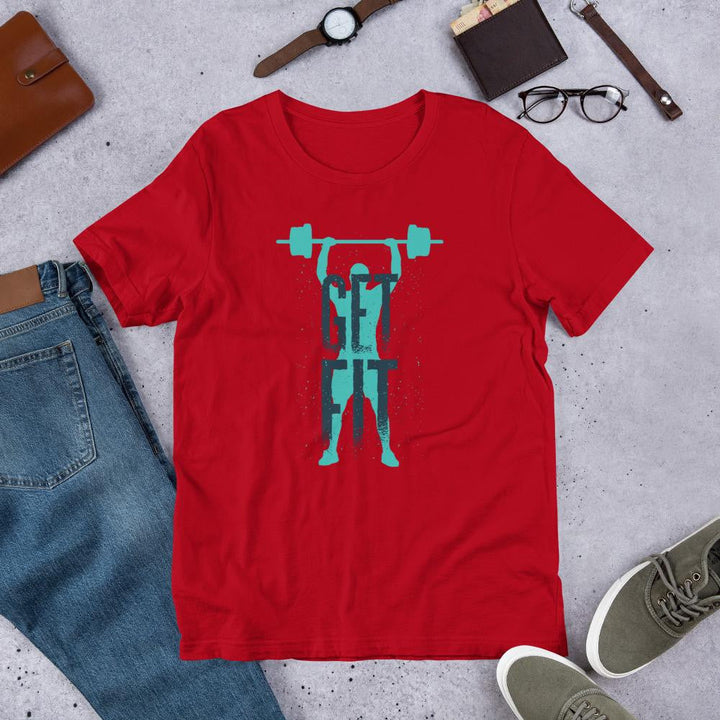 Get Fit Men/Unisex Half Sleeve T-Shirt