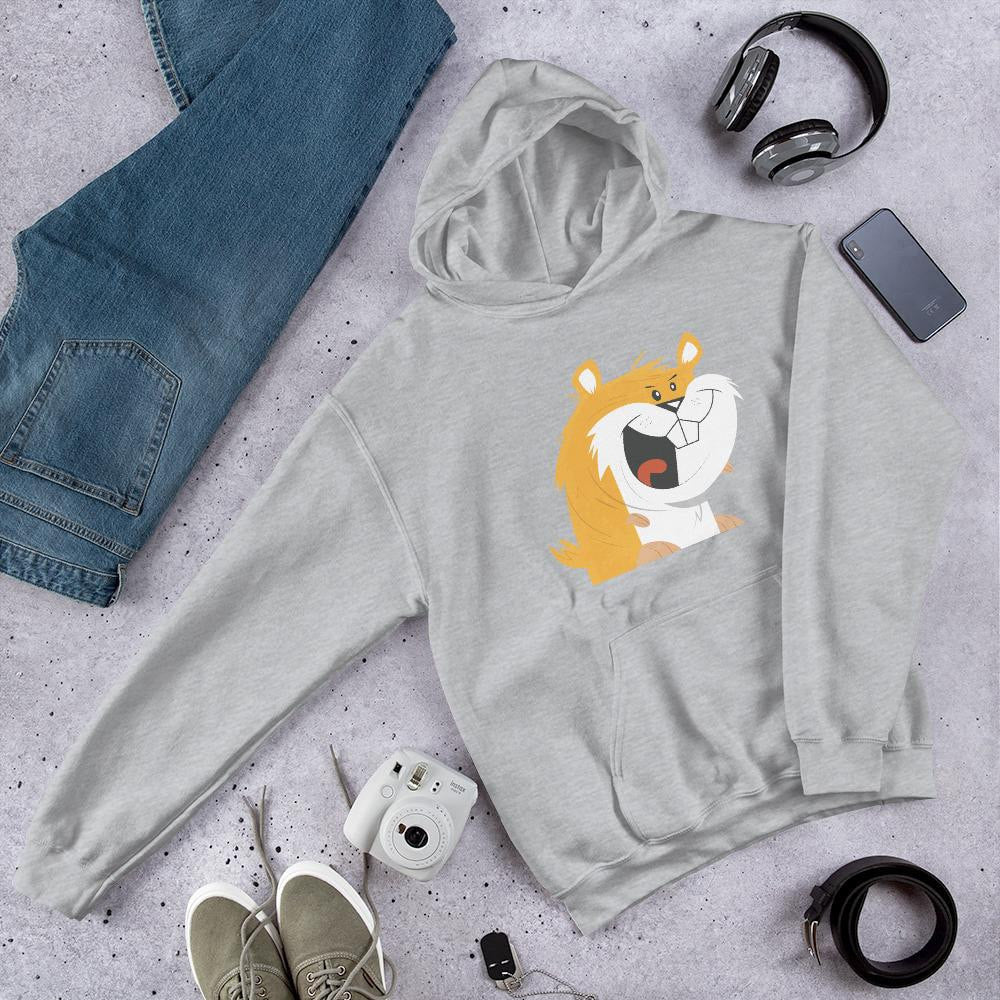 Funny Hamster Unisex Hooded Sweatshirt