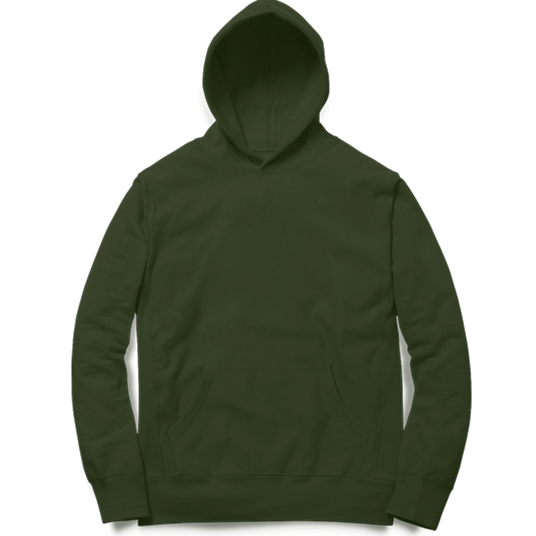 Plain Unisex Hooded Sweatshirt