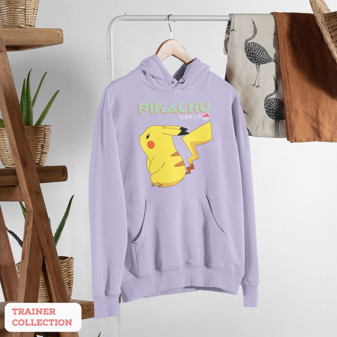 Pikachu Unisex Hooded Sweatshirt #Pokémon #TrainerCollection