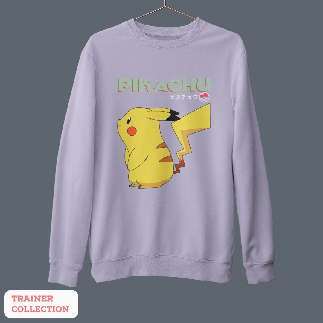 Pikachu Unisex Sweatshirt #Pokémon #TrainerCollection