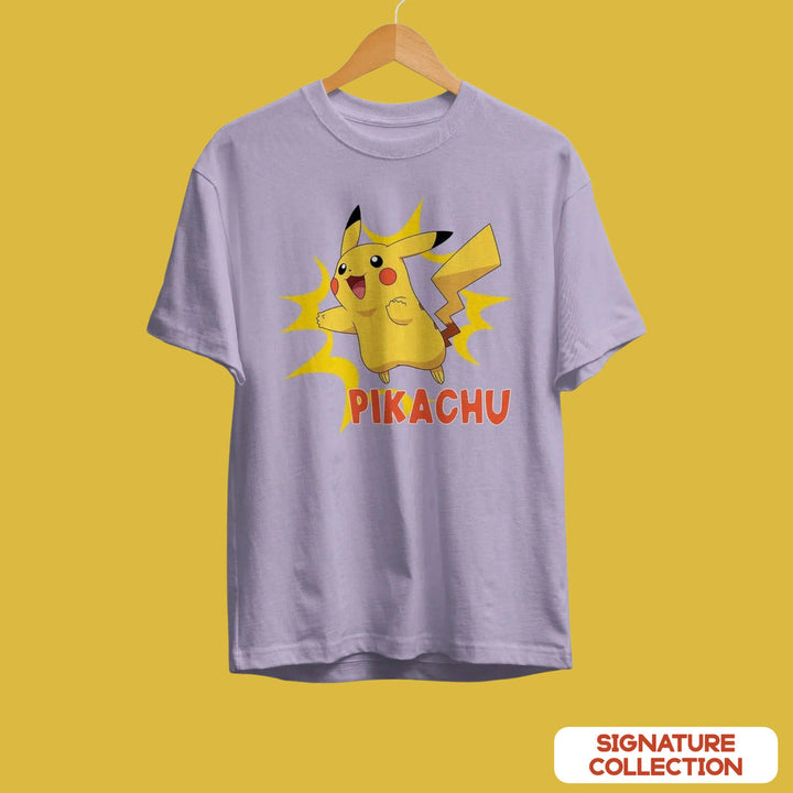 Pikachu Unisex Half Sleeve T-Shirt #Pokémon