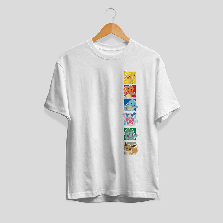 Pokémon Stripe Unisex Half Sleeve T-Shirt #Pokémon