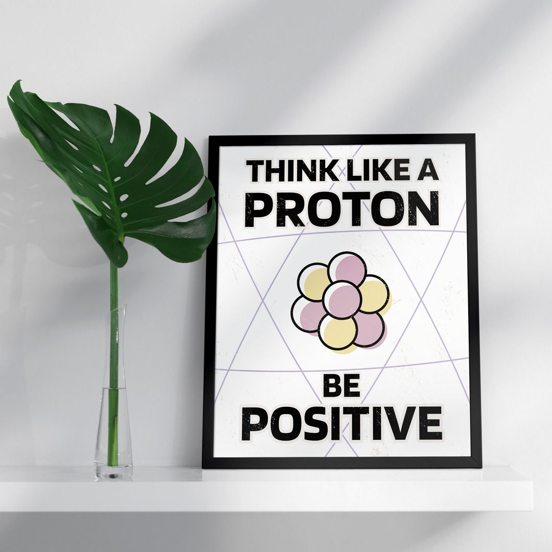 Proton Framed Poster