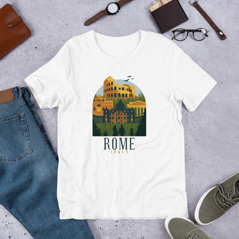 Rome Italy Half Sleeve T-Shirt