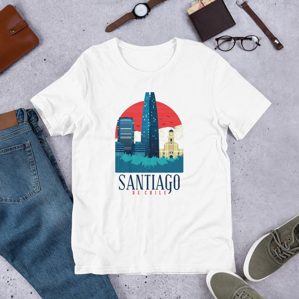 Santiago Chile Half Sleeve Tshirt