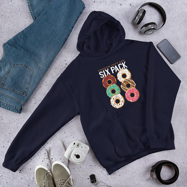 Donut Six Pack Unisex Hooded Sweatshirt