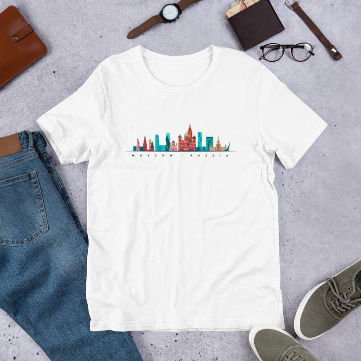 Moscow Skyline Half Sleeve T-Shirt
