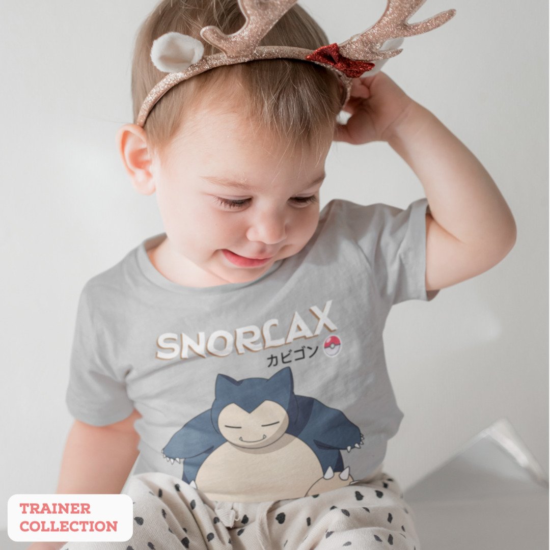 Snorlax Toddler's T-Shirt #Pokémon #TrainerCollection
