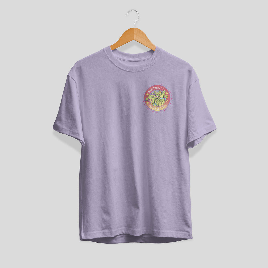Turtle Love Unisex Half Sleeve T-Shirt #TMNT #Pocket-design