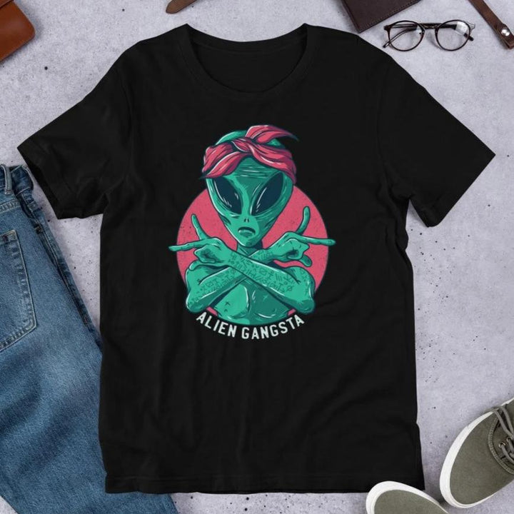 Alien Gangsta Half Sleeve T-Shirt