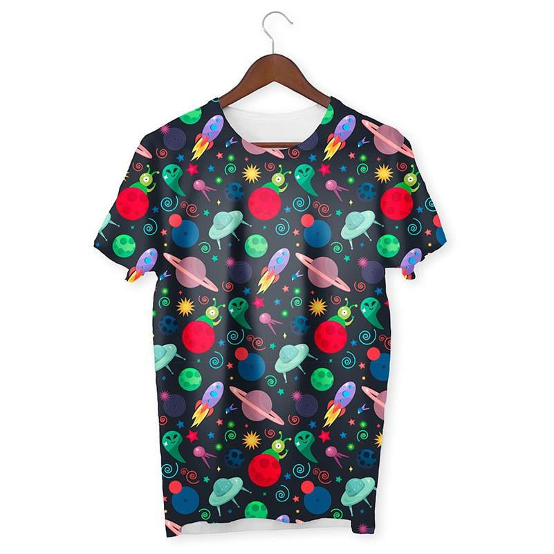 Cosmos Pattern T-Shirt