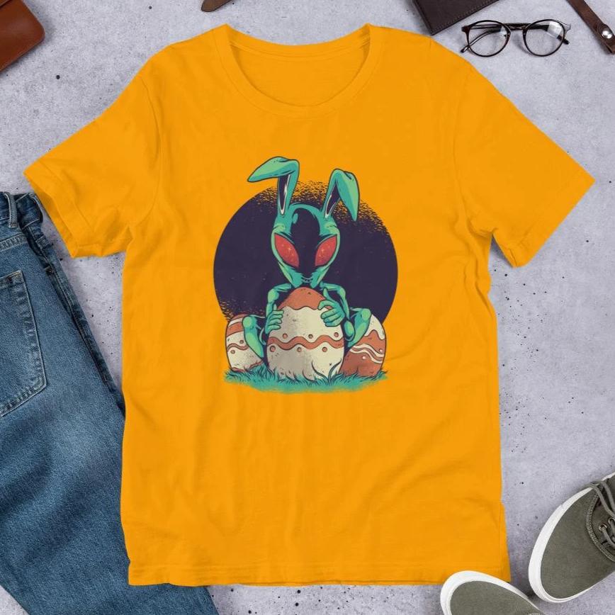 Easter Alien Half Sleeve T-Shirt