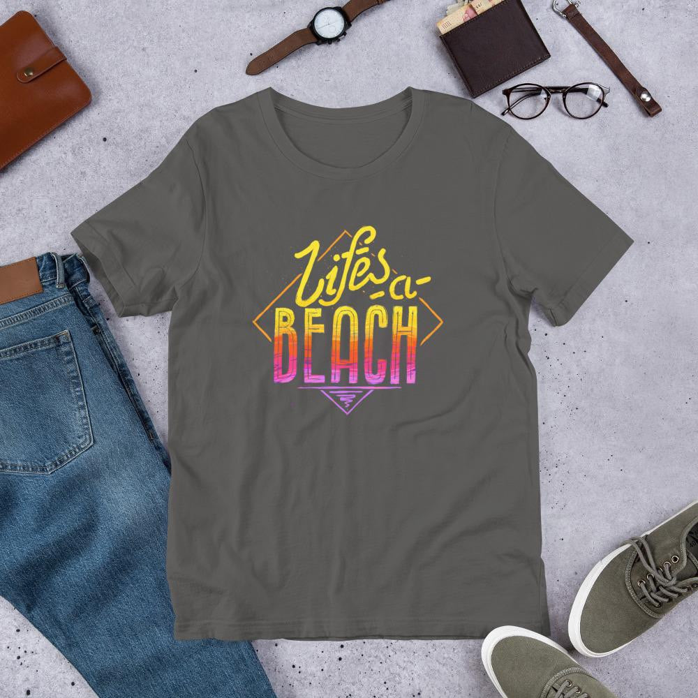 Life's A Beach Half Sleeve T-Shirt