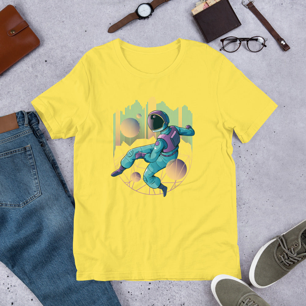 Techno Astronaut Unisex Half-Sleeve T-Shirt #Plus-sizes