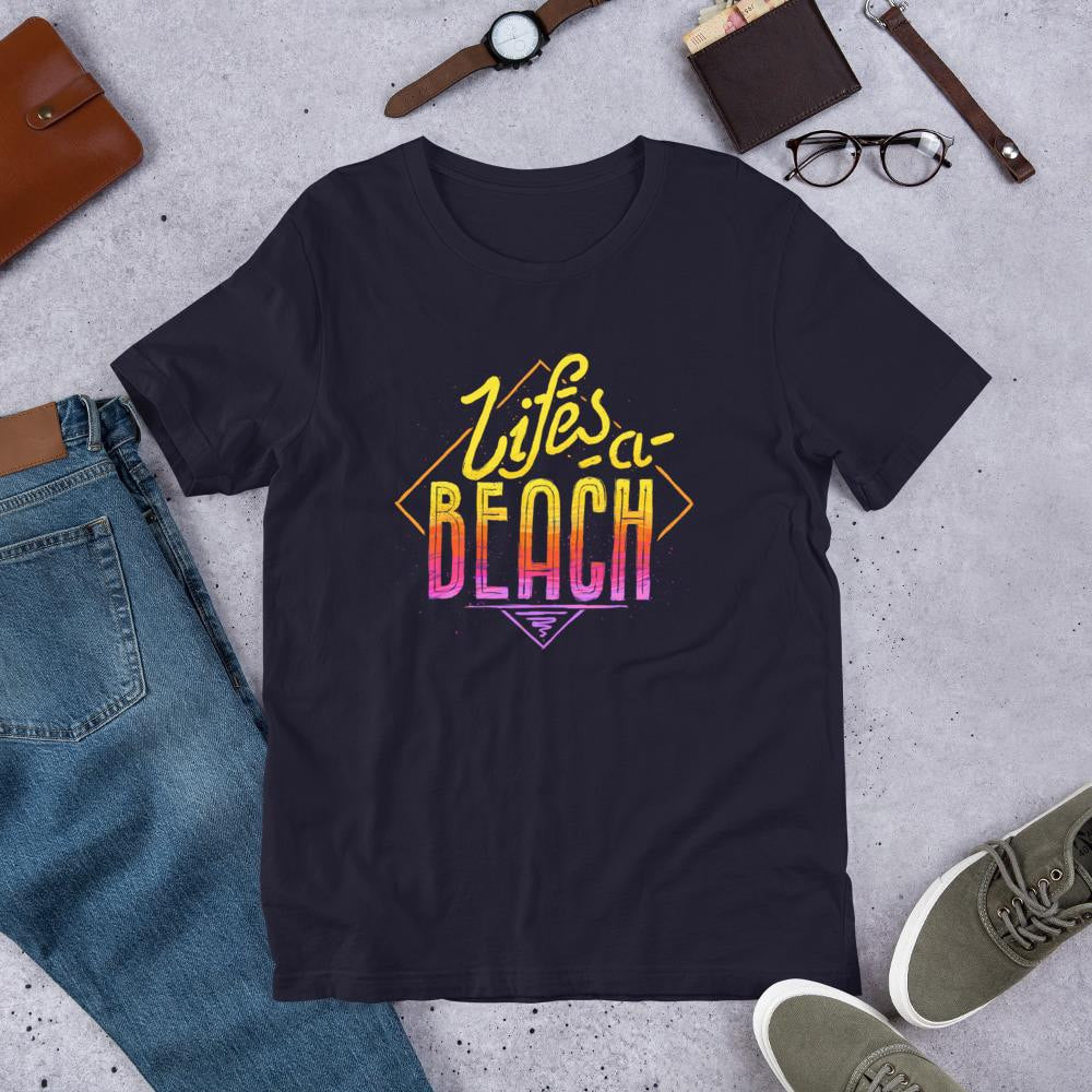 Life's A Beach Half Sleeve T-Shirt