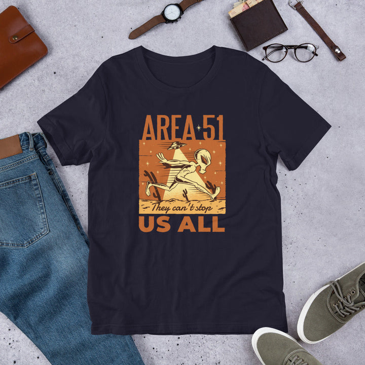 Area 51 Ride Unisex Half-Sleeve T-Shirt #Plus-sizes