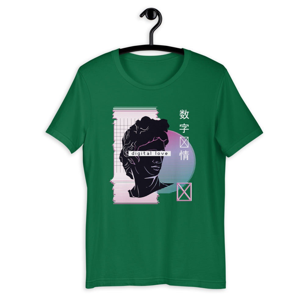 Vaporwave Digital Love Half-Sleeve Unisex T-Shirt