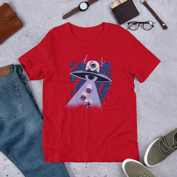 Alien Santa Half-Sleeve T-Shirt